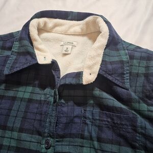 L.L.Bean Plaid Fleece-Lined Shirt